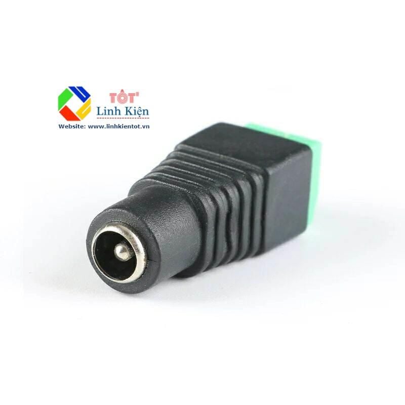 Đầu jack nối nguồn DC đực cái 5.5x2.1mm