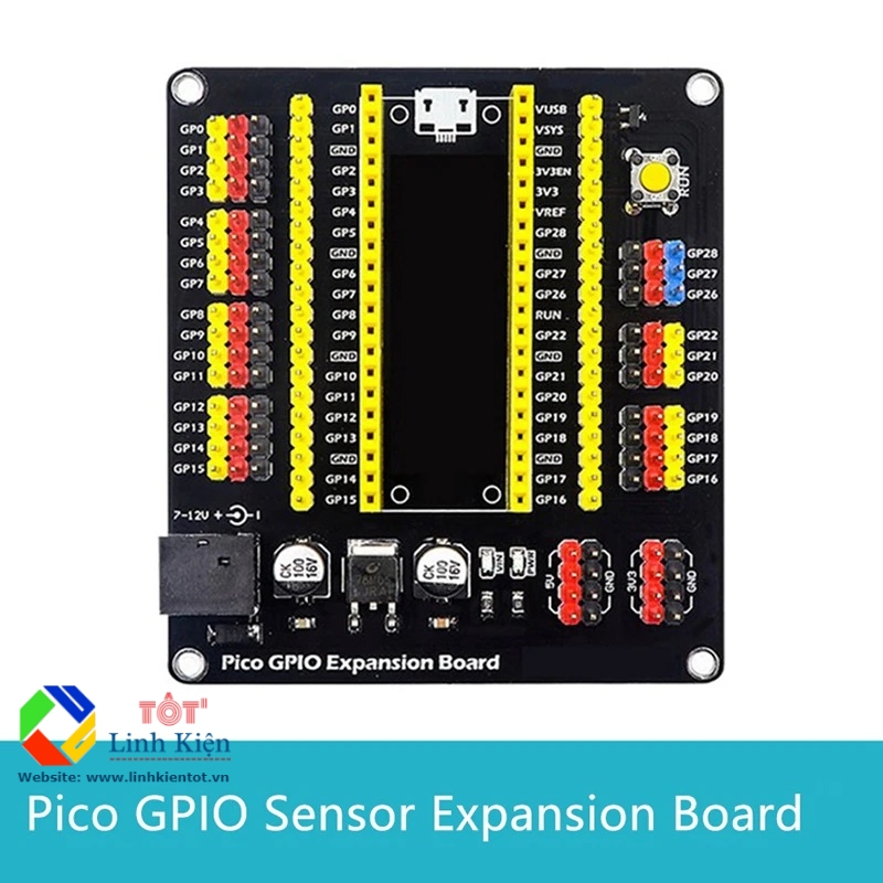 Mạch Mở Rộng GPIO Raspberry Pi Pico GPIO Expansion Board