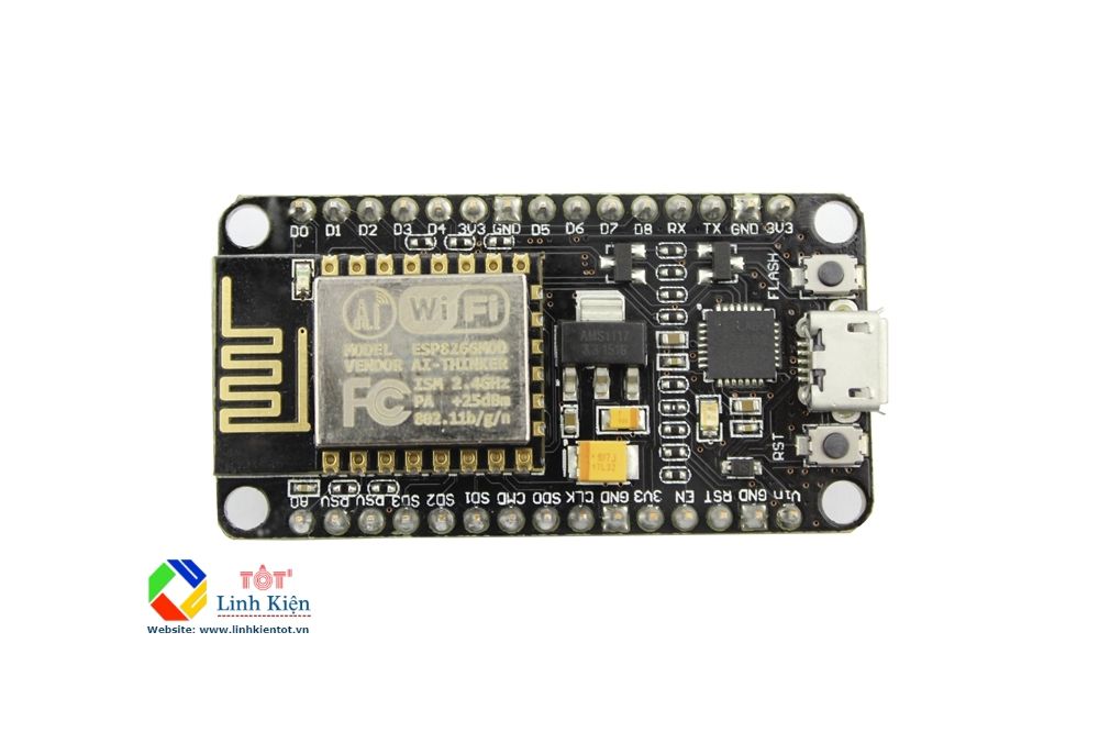 [Có VAT] Kit Thu Phát Wifi ESP8266 NodeMCU Lua CP2102