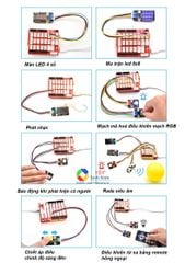 42 in 1 Sensor Kit -  Bộ 42 cảm biến học tập Arduino, STEM, Scartch cao cấp, hàng chính hãng KEYES