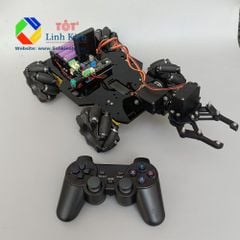 Arm Mecamum 2DoF PS2/Bluetooth Arduino - Bộ xe mecanum cánh tay 2 bậc PS2/Bluetooth