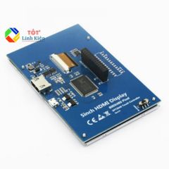 Màn hình LCD 5 inch 800x480 HDMI cảm ứng điện trở - Raspberry pi 3B+/ Pi 4B 5inch