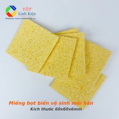 Miếng Bọt Biển Vệ Sinh Mũi Hàn Kích Thước 6x6 cm