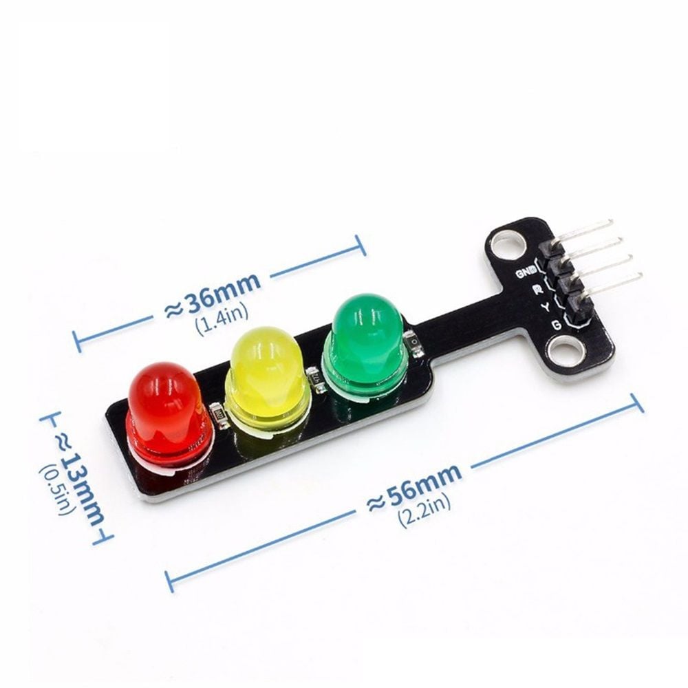 Module LED Giao Thông 3 Màu 5V - Arduino, Raspberry Pi, Microbit