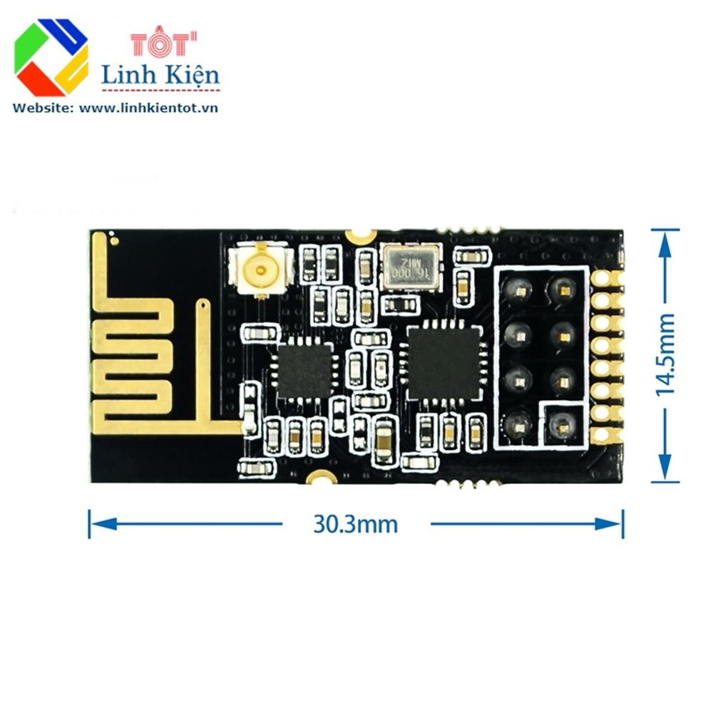 Module Thu Phát RF NRF24L01+ PA + LNA 2.4Ghz GT-24 (1100m)