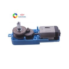 Động Cơ Motor DC Kèm Hộp Số Bánh Răng Kim Loại 1:90