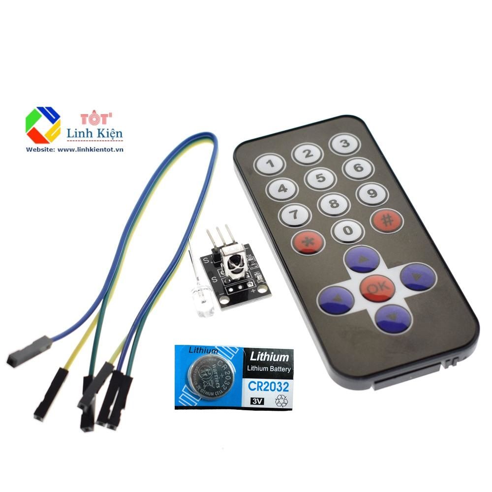 Bộ Điều Khiển Từ Xa Hồng Ngoại Cho Arduino, Raspberry - IR Infrared Remote Control