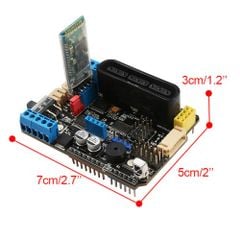 Mạch điều khiển đa năng Robot Motor Driver Shield Board Arduino - PS2, WIFI, BLUETOOTH, IR