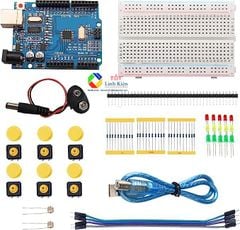 Bộ lập trình STEAM/STEM Arduino SMD dành cho người mới bắt đầu kèm Hướng dẫn Arduino IDE C C++
