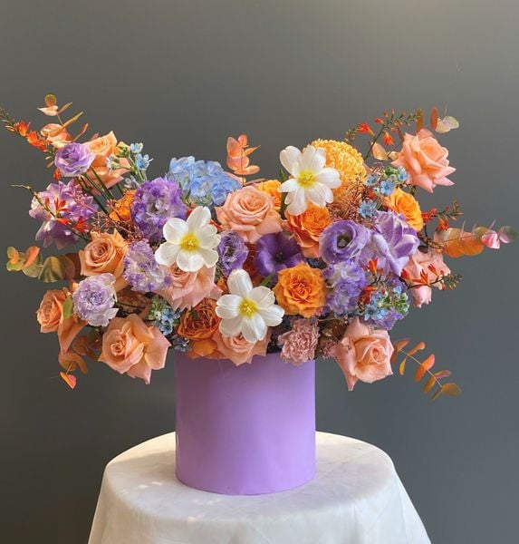  H00123 - SUNSET FLORAL 