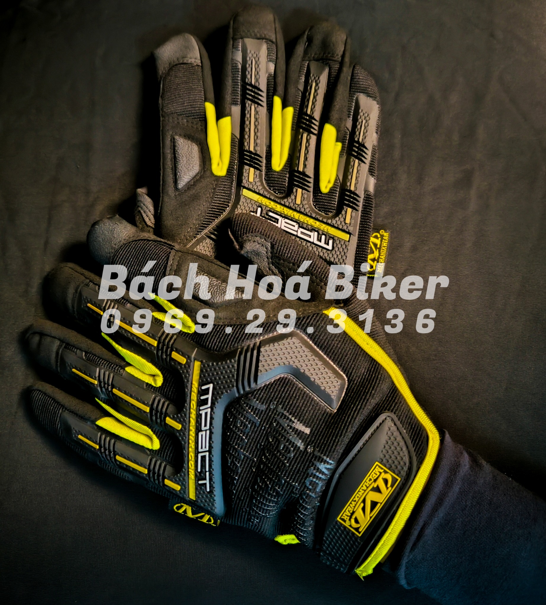 Găng tay dài ngón chính hãng thể thao, cảm ứng chiến thuật Mechanix Wear Mpact