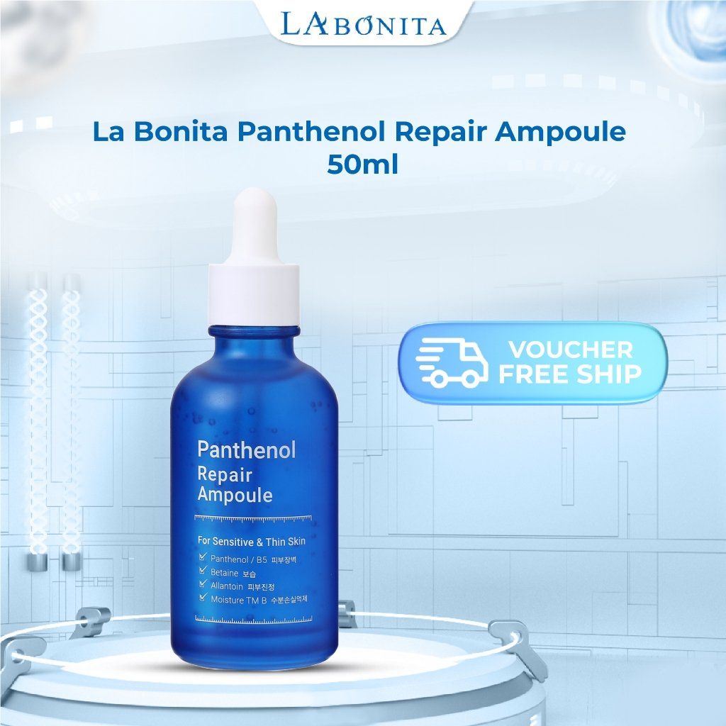  Tinh Chất Hỗ Trợ Phục Hồi Làm Dịu Da La Bonita Panthenol Repair Ampoule 50ml 