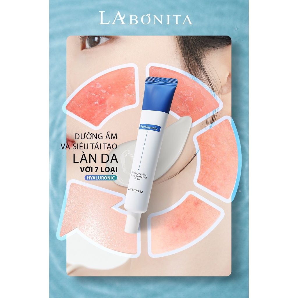  Kem Dưỡng Ẩm Sáng Da Và Phục Hồi Da La Bonita Vital Hyaluronic Acid Cream 30ml 
