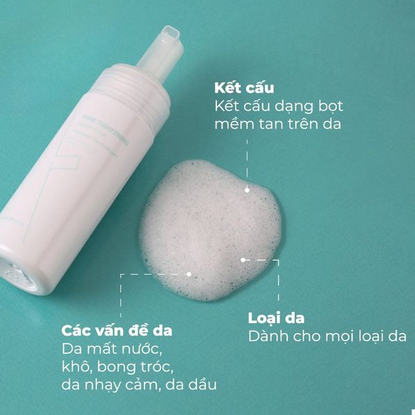  Combo Pore Tightening Bubble Toner 150ml + Recover AC Tea Tree Ampoule 40ml 