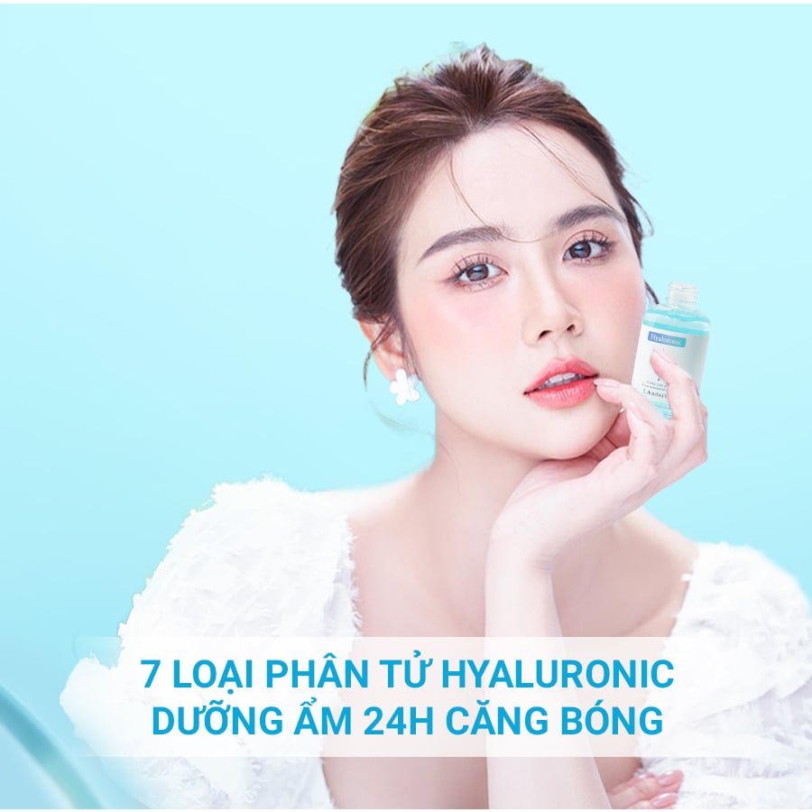  Serum HA Dưỡng Ẩm Căng Bóng & Tăng Độ Đàn Hồi -LA BONITA Vital Hyaluronic Acid Serum 50ml -Tặng Sữa Rửa Mặt 100ml 