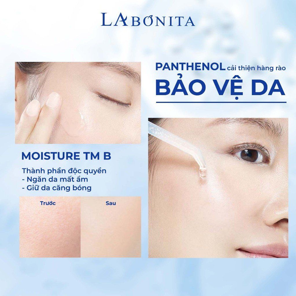  Tinh Chất Hỗ Trợ Phục Hồi Làm Dịu Da La Bonita Panthenol Repair Ampoule 50ml 