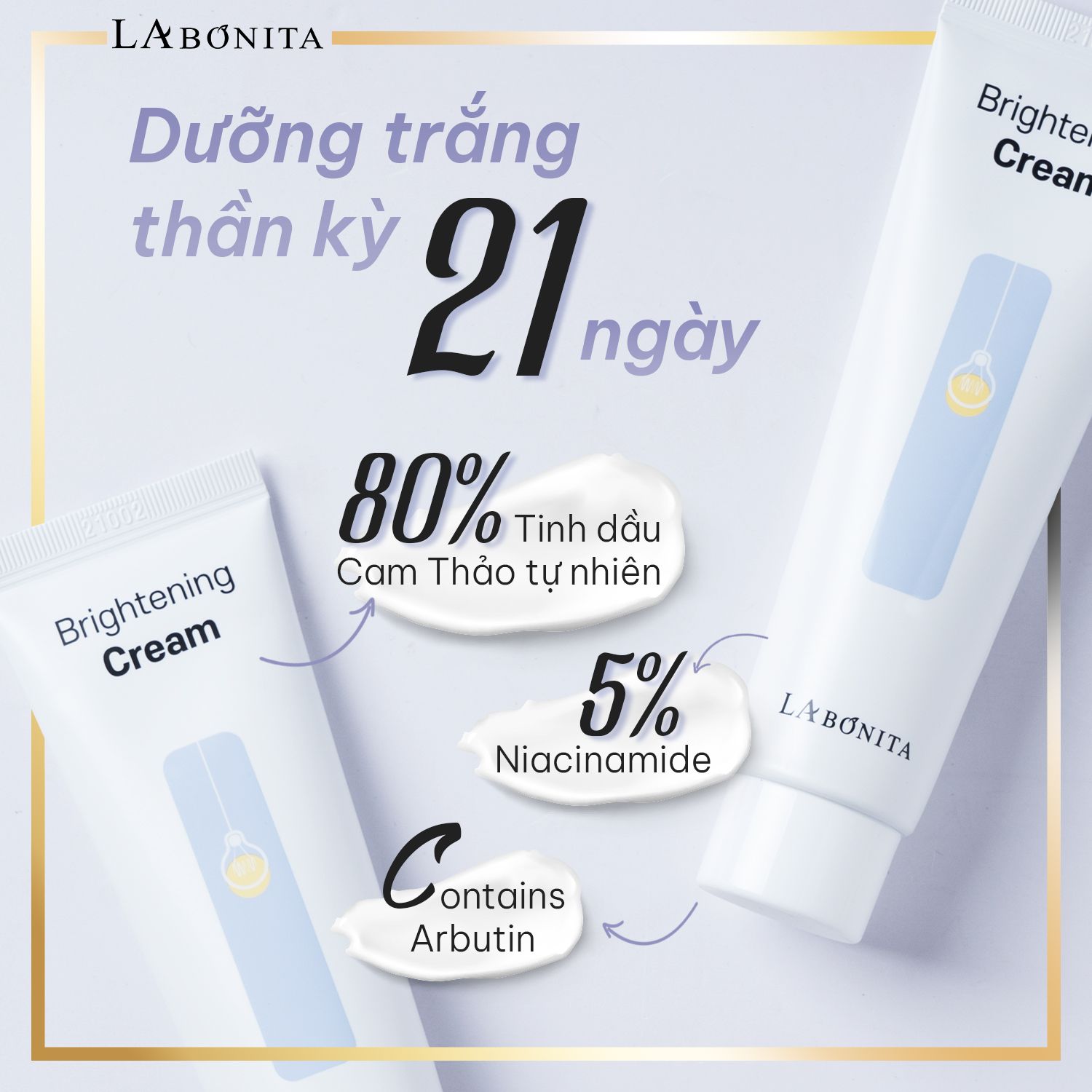 Kem Dưỡng Trắng Da Và Đều Màu Da La Bonita Brightening Cream 50ml – La  Bonita Chính Hãng