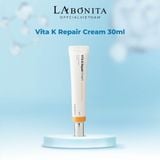  Kem Dưỡng Phục Hồi Da La Bonita Vita K Repair Cream 30ml - Tặng ống kén tằm 10ml 