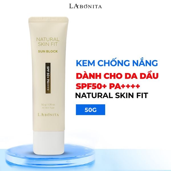  Kem Chống Nắng La Bonita Natural Skin Fit Sun Block SPF50+ PA++++ 