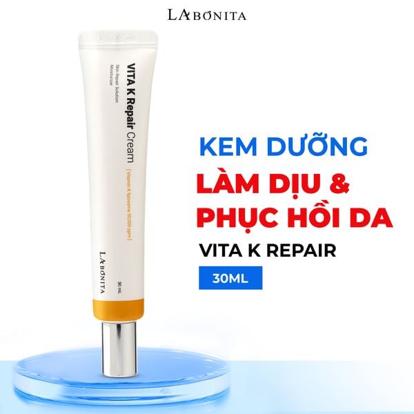  Kem Dưỡng Phục Hồi Da La Bonita Vita K Repair Cream 30ml 