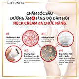  Kem Dưỡng Da Vùng Cổ Giảm Nếp Nhăn La Bonita Peptide Roller Neck Cream 50ml 