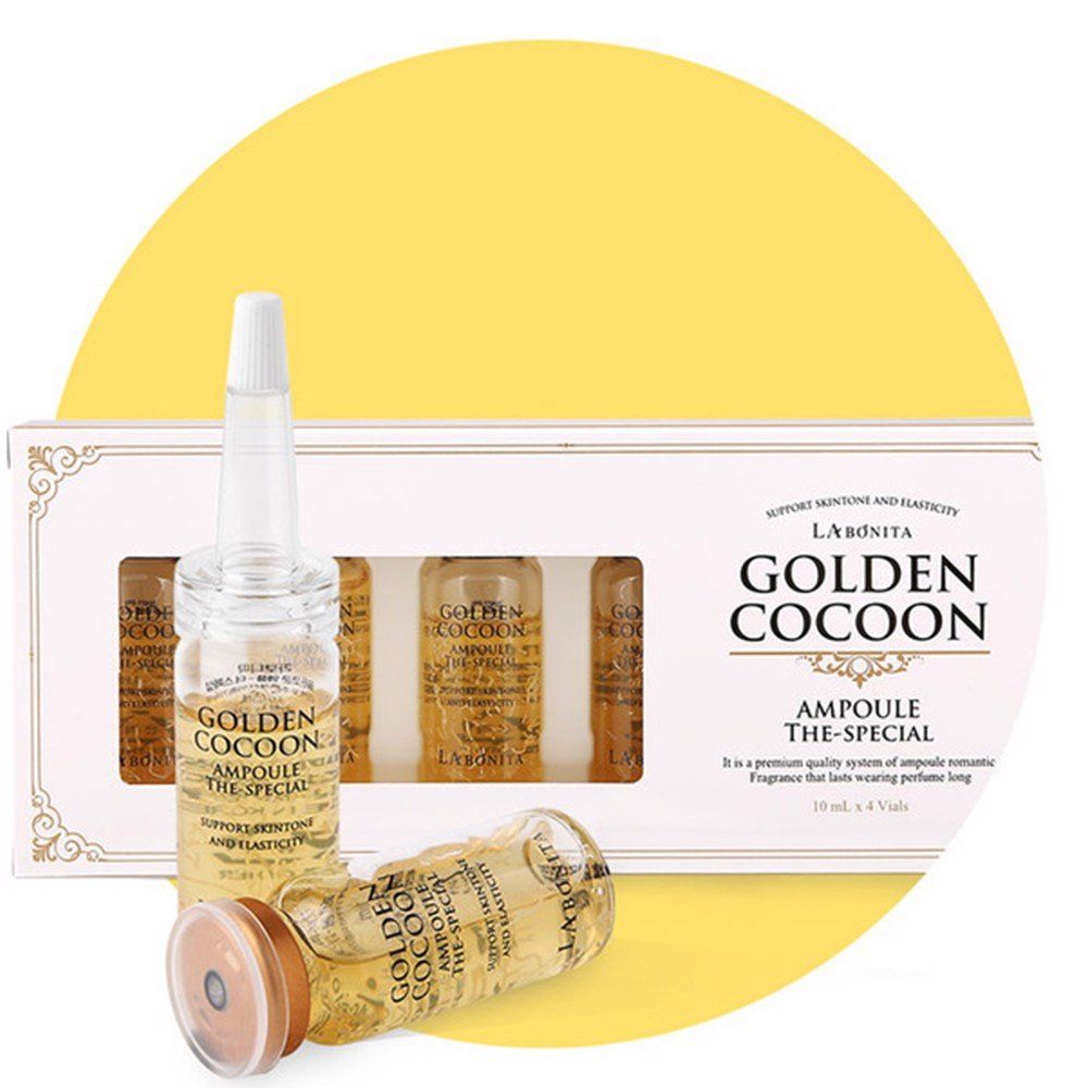  Set 4 Lọ Tinh Chất Kén Tằm Vàng La Bonita Golden Cocoon Ampoule The-Special 