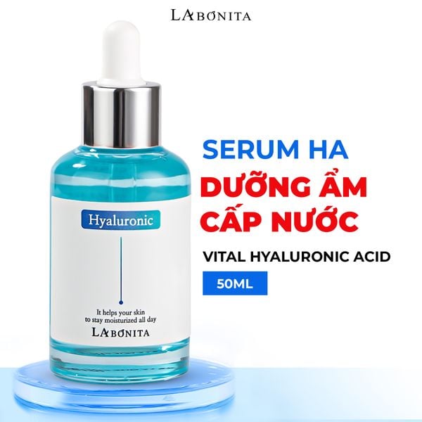  Serum HA Dưỡng Ẩm Và Phục Hồi Da La Bonita Vital Hyaluronic Acid Serum 50ml 
