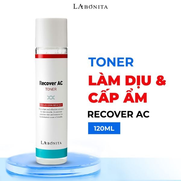  Toner Làm Dịu Da Và Cấp Ẩm Dành Cho Da Mụn La Bonita Recover AC Toner 120ml 