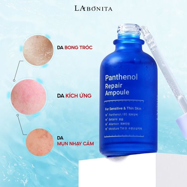  Tinh Chất Hỗ Trợ Phục Hồi Làm Dịu Da La Bonita Panthenol Repair Ampoule 50ml 