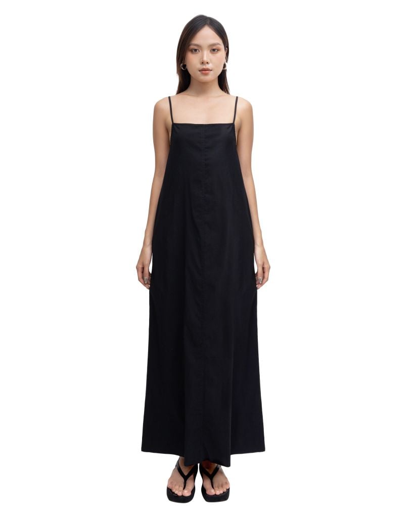  TANK MAXI DRESS * black 