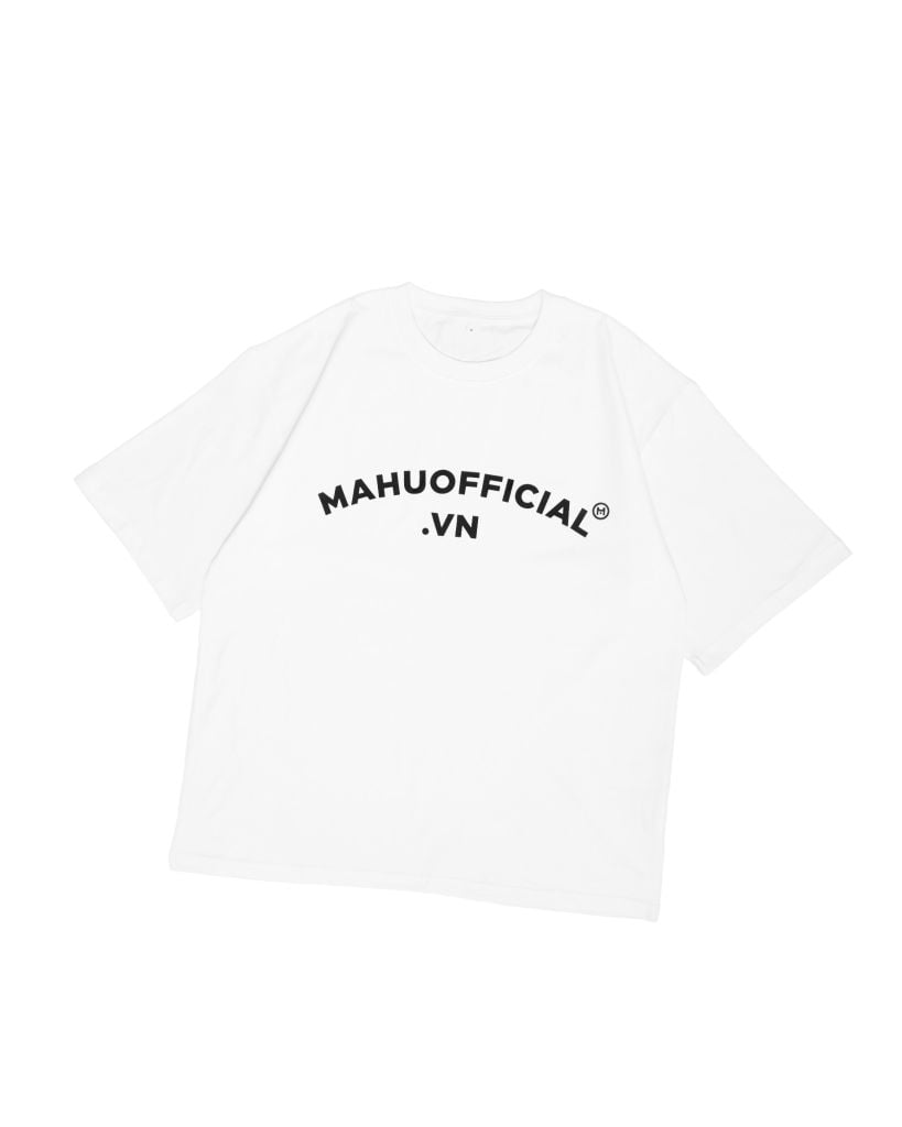  MHO OVERSIZED T-SHIRT * white 