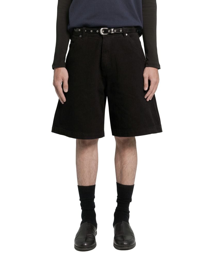  DENIM JORTS * black 