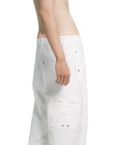  WIDE-LEG PANTS * white 