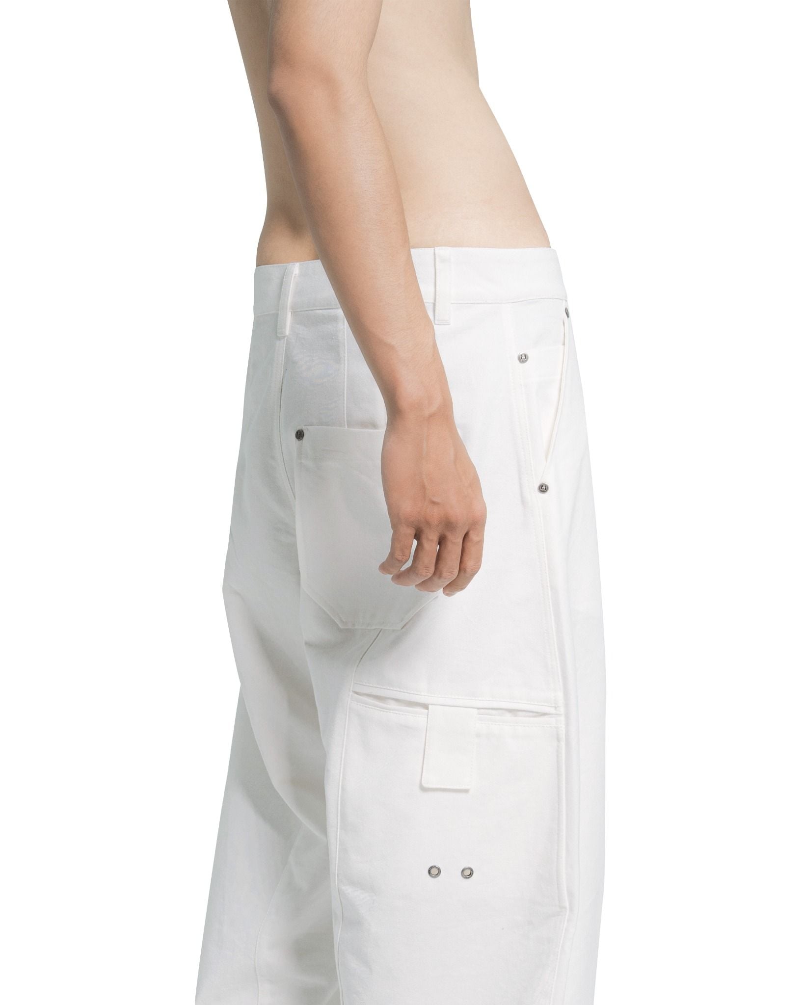  WIDE-LEG PANTS * white 