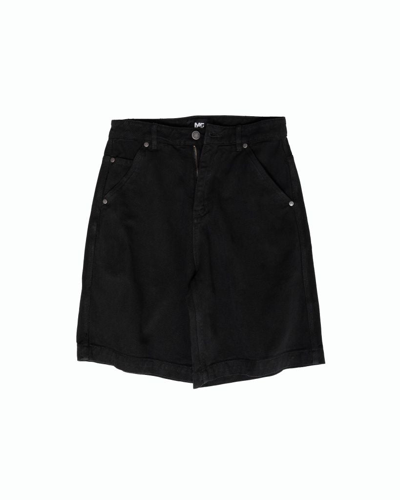  DENIM JORTS * black 