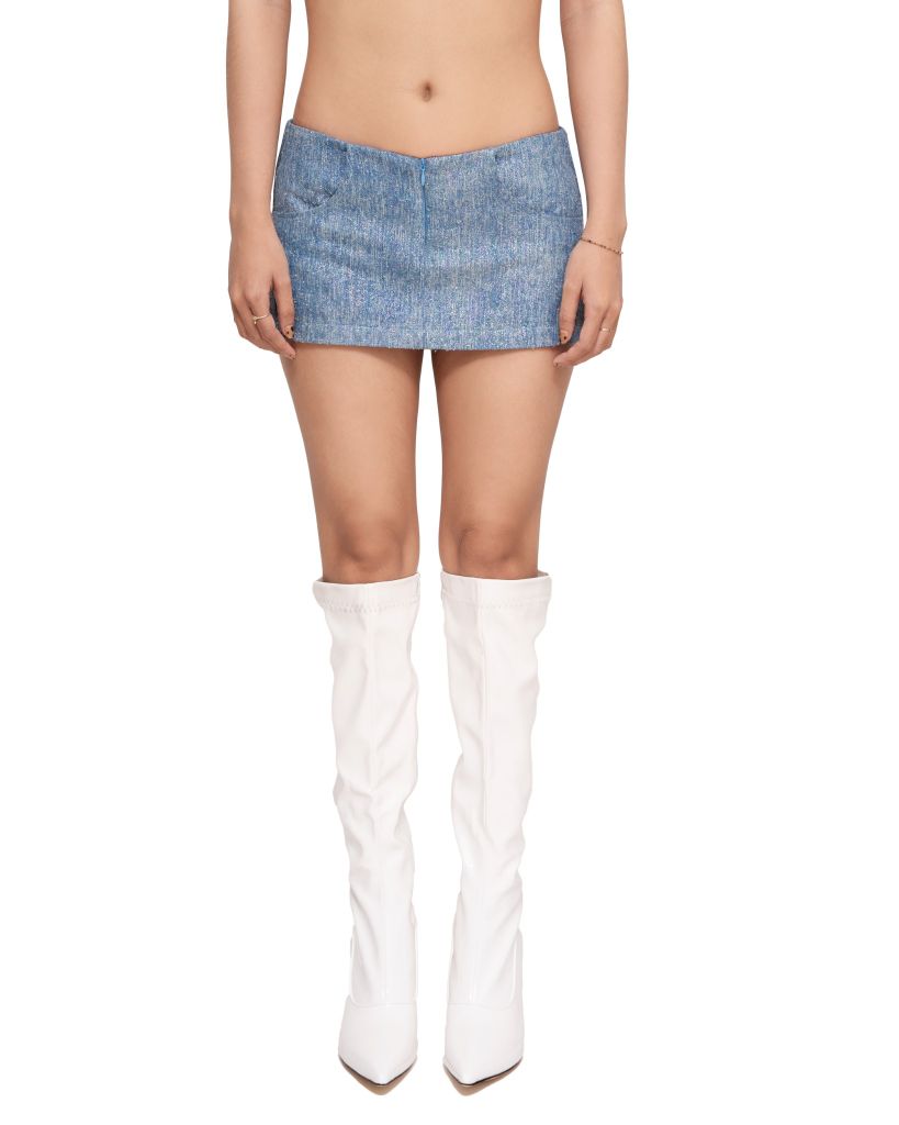  TWK LOW-RISE MINI SKIRT 