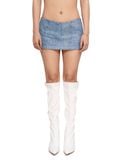  TWK LOW-RISE MINI SKIRT 