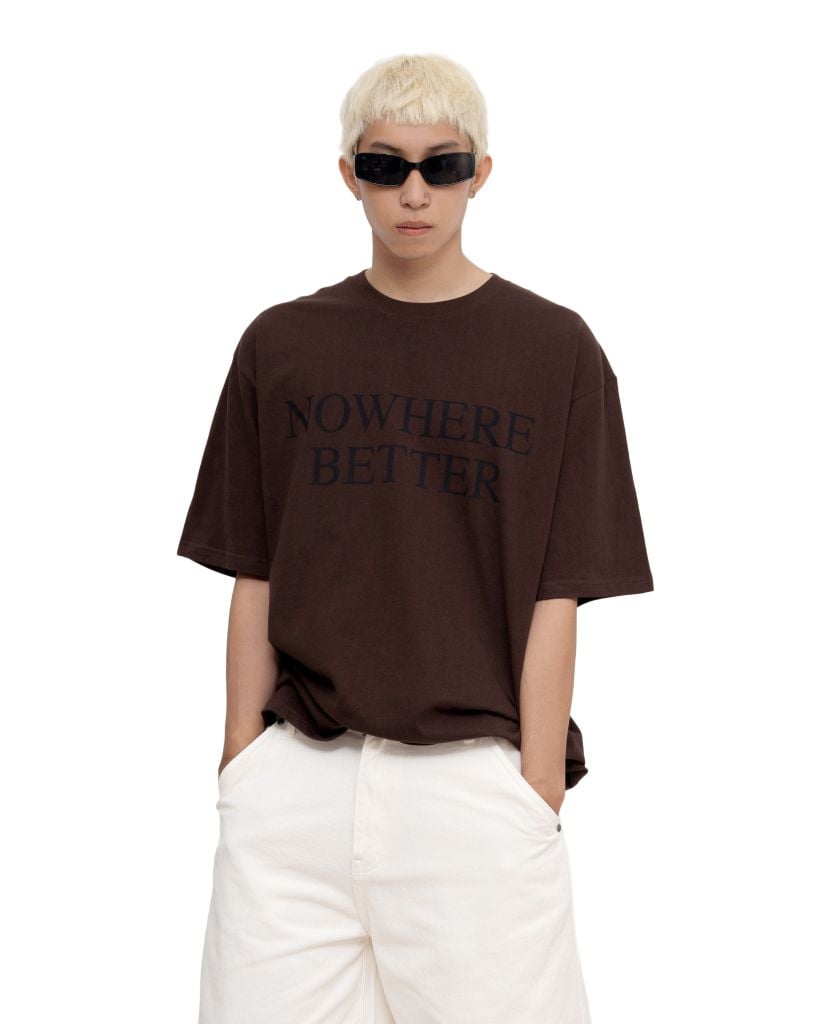  NB OVERSIZED T-SHIRT * brown 
