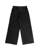  FADED LOOSE JEANS * black 