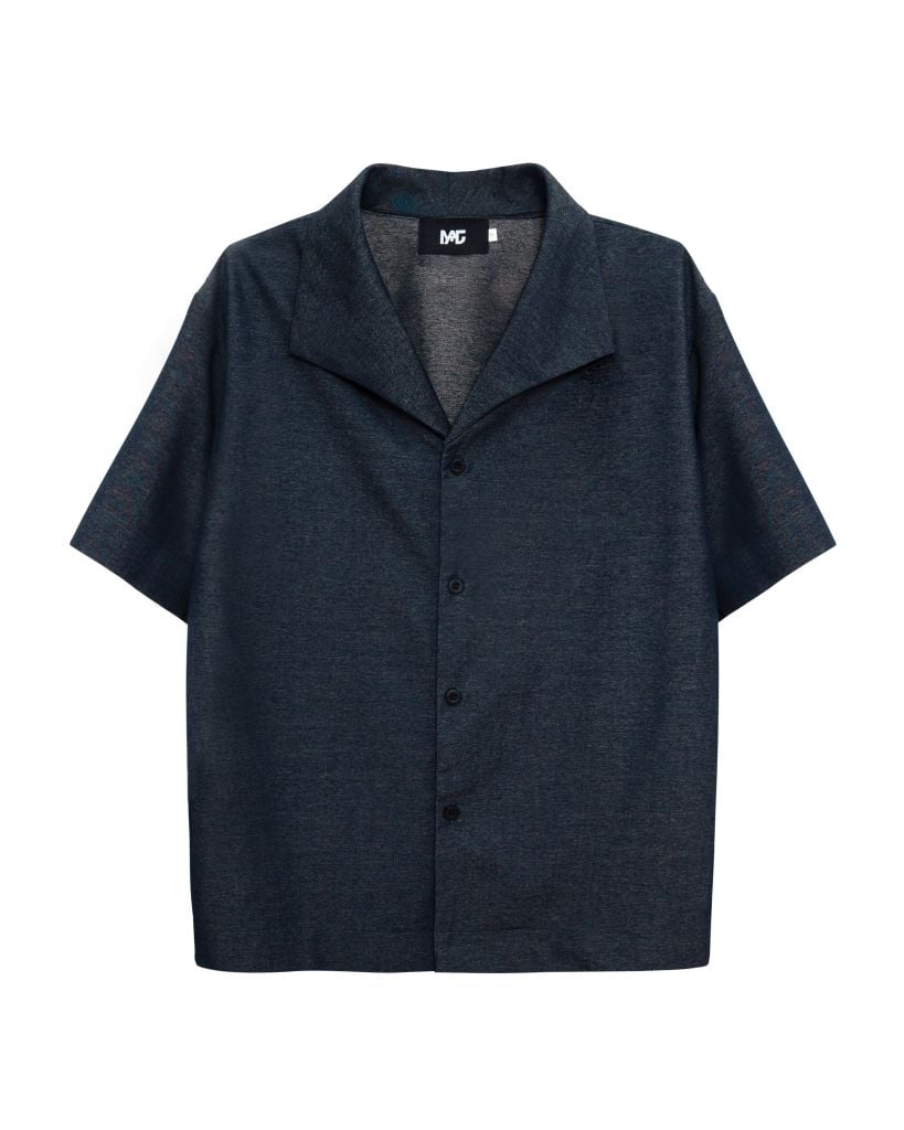  ONE PIECE COLLAR SHIRT * dark blue 