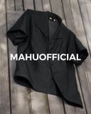  ONE PIECE COLLAR SHIRT * black 