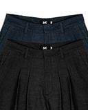  PLEAT SHORTS * dark blue 