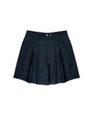  PLEAT SHORTS * dark blue 