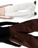  WIDE-LEG PANTS * brownie 