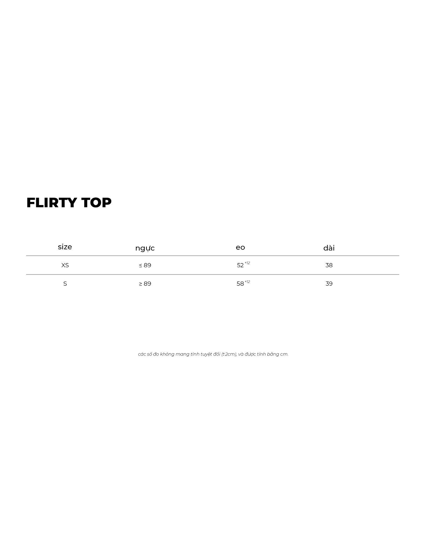  FLIRTY TOP 