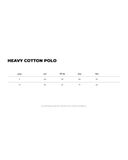  HEAVY COTTON POLO * navy 