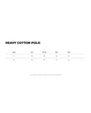  HEAVY COTTON POLO * grey 
