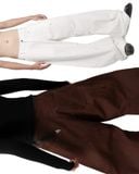  WIDE-LEG PANTS * white 