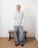  HEAVY COTTON POLO * grey 