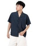  ONE PIECE COLLAR SHIRT * dark blue 